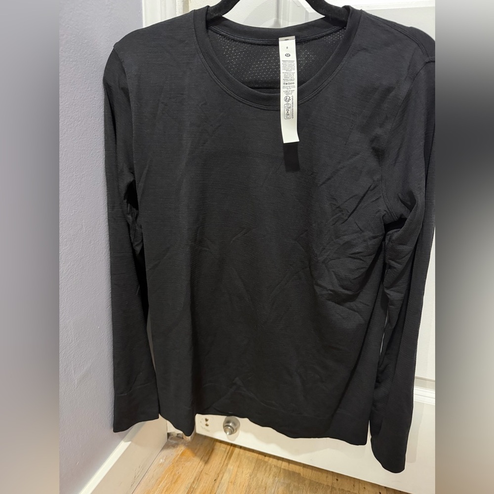 lululemon athletica Black Long Sleeve Crew Shirt